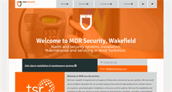 Desktop Screenshot of mdrsecurity.co.uk